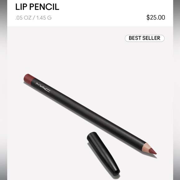 ‼️ LAST ONE ✏️ MAHOGANY a MAC LIP PENCIL. NEW IN THE BOX. RETAIL $25 - Picture 9 of 10